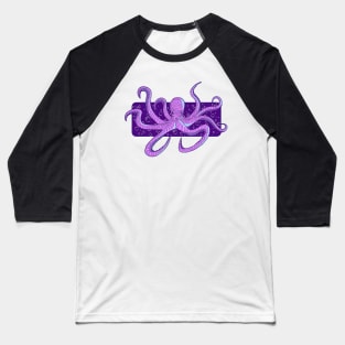 Octopus Art Ilustration Baseball T-Shirt
